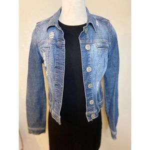 Distressed Denim Jacket